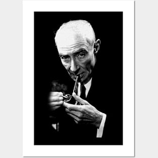 Robert Oppenheimer Smoking Photo Posters and Art